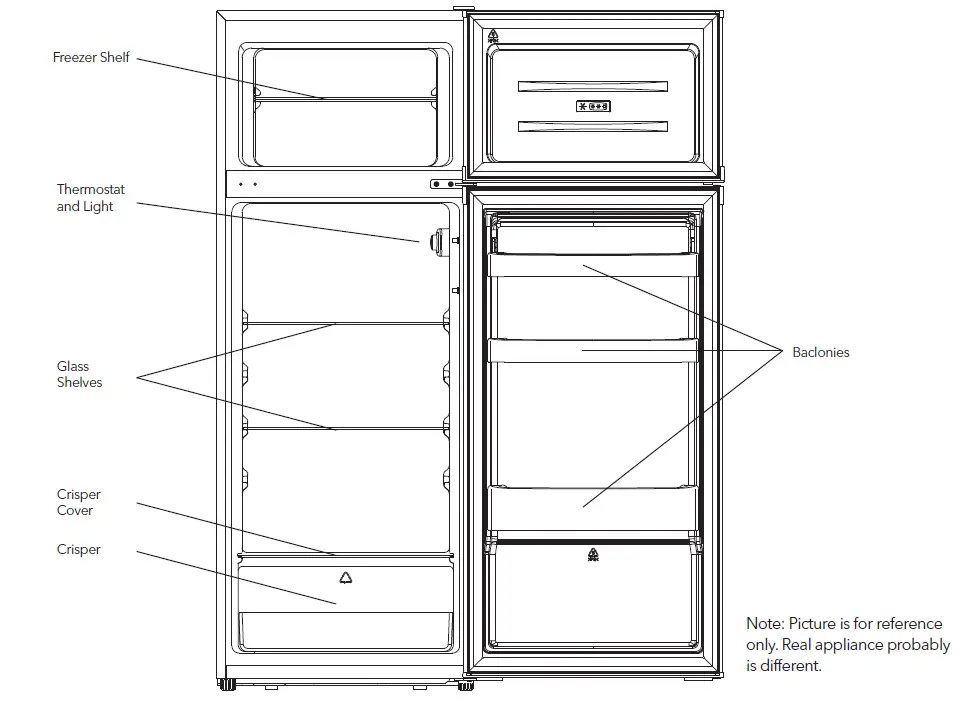 TESLA-RD2101H1-Refrigerator-and-Freezer-fig1