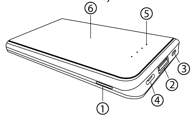 Mossloo MSL-M2011Q Wireless Power Bank fig 2