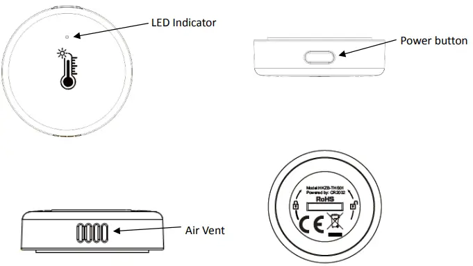 Hank Smart Tech HKZB-THS01 Zigbee Humidity & Temperature Sensor-fig2