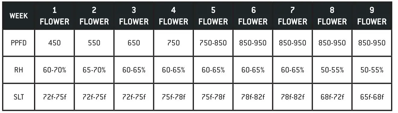 LUXX LIGHTING LUX-645-277 645w LED Pro Light - PPFD ENVIRONMENT