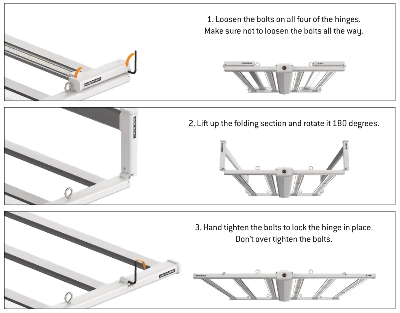 LUXX LIGHTING LUX-645-277 645w LED Pro Light - UNFOLDING THE 645W LED PRO