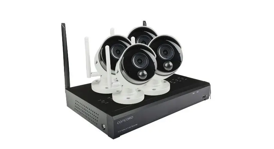 Jqv5500 Concord 4 Channel Nvr & 4 1080p Wireless Pir Bullet Cameras User Guide