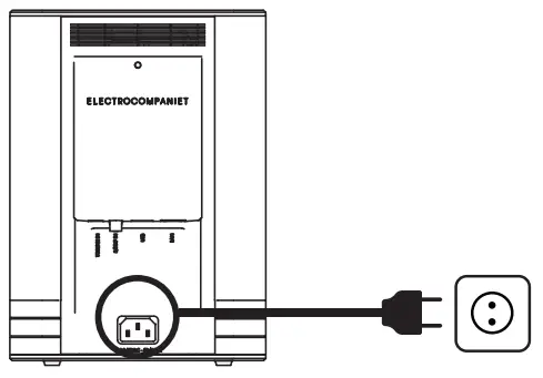 ELECTROCOMPANIET TANA SL2 Wireless Speakers - power cable