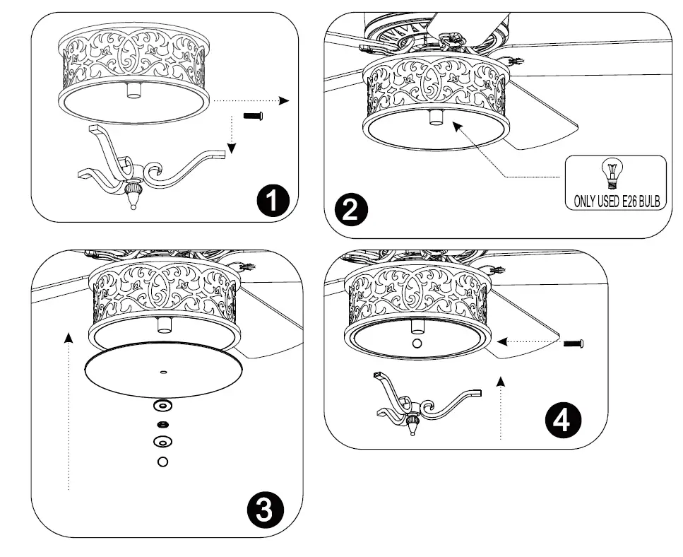COSTWAY-ES10057US-52-Inch-Ceiling-Fan-Lamp-with-Light-Cover-fig-19