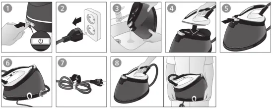 PHILIPS GC9400 PerfectCare Aqua Pro Silence PSG - fig 9