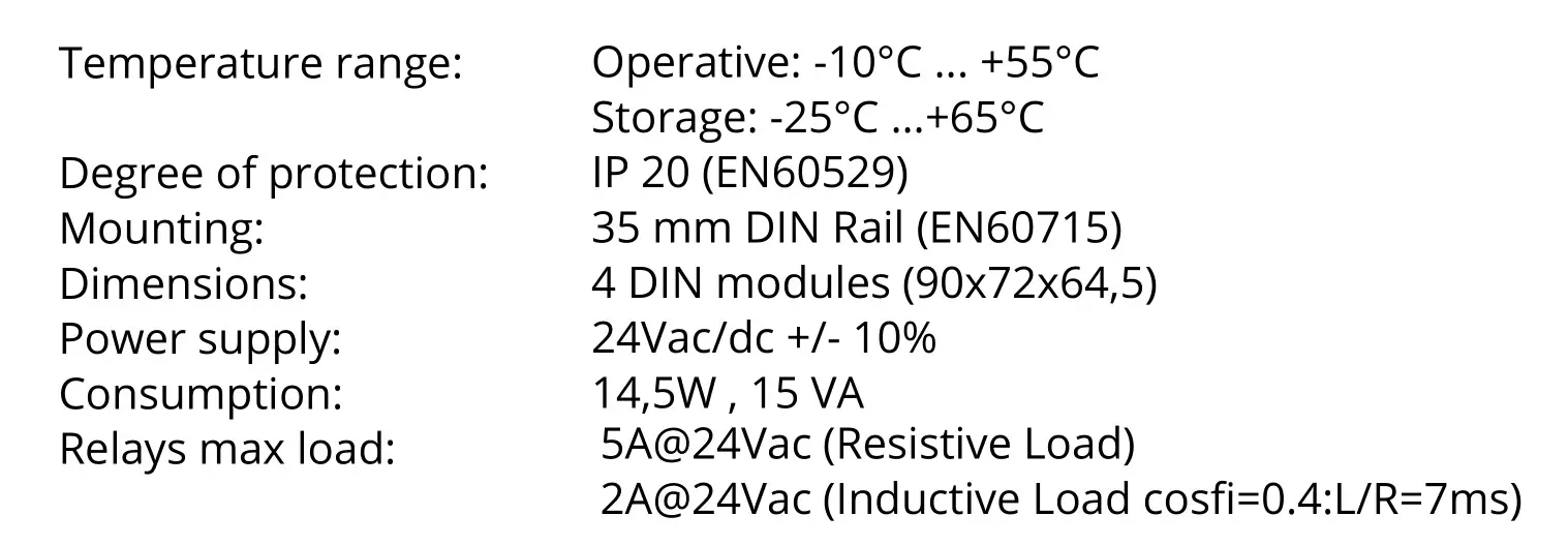 sinapsi SIN.EQRTUEVO1T M-Bus Wireless M-Bus Data Logger - TECHNICAL DATA 2