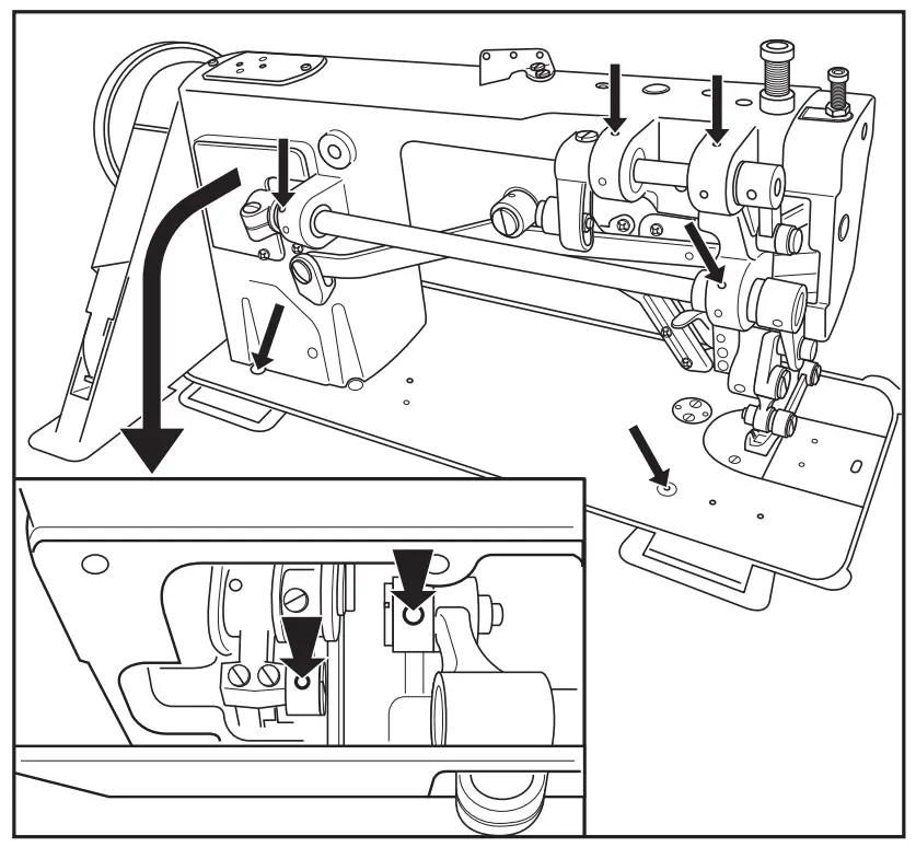 MITSUBISHI-ELECTRIC-LY2-3300-B0B-Single-Needle-Lockstitch-Upper-and-Lower-Fig2
