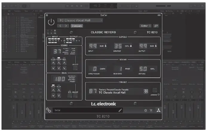 TC Electronic- TC8210- NATIVE- Classic -Mixing -Reverb -Plug-in -Dedicated -Hardware -Controller- 1
