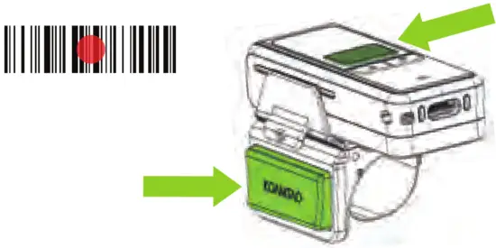 KOAMTAC KDC185 Mini Bluetooth Wearable Barcode Scanner - Fig 2