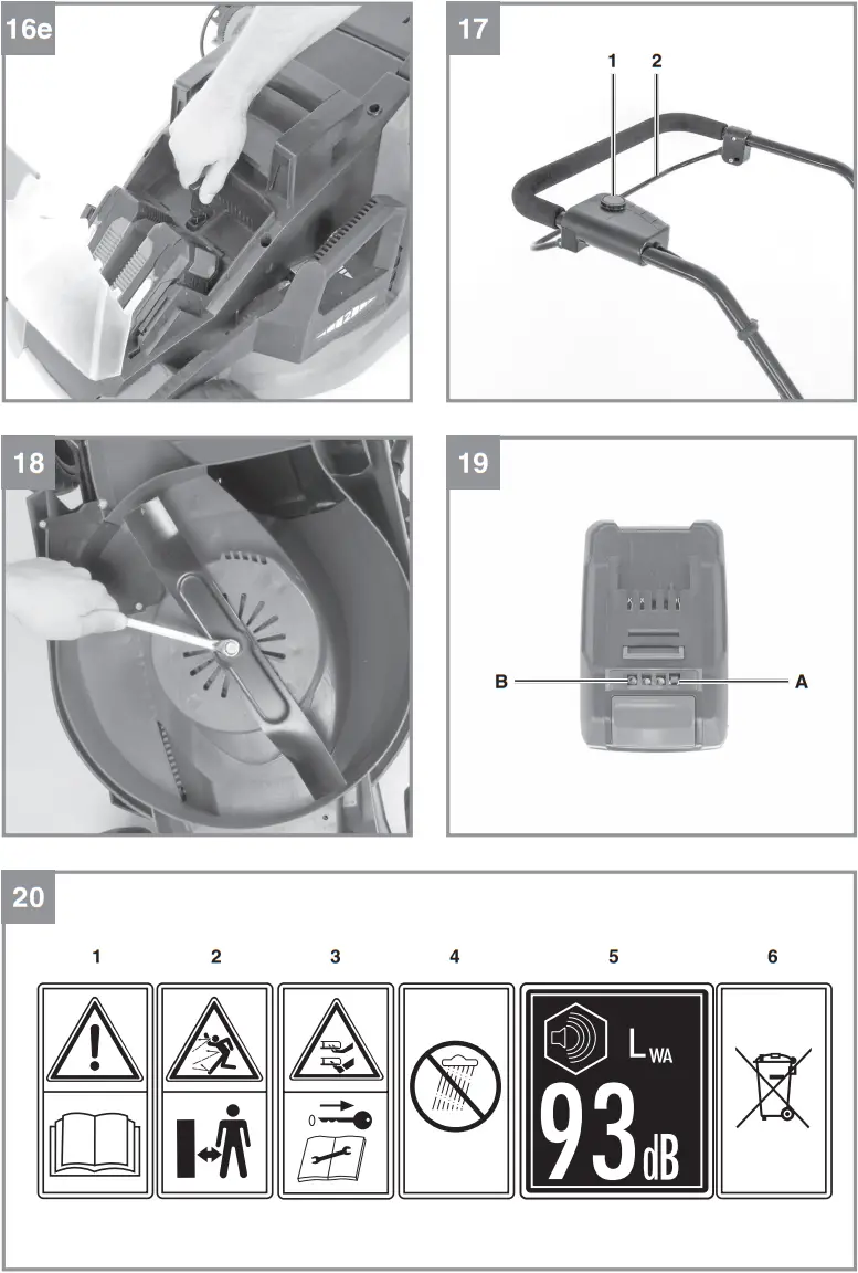 Einhell GE CM 36 Li Cordless Lawn Mower - Fig 4