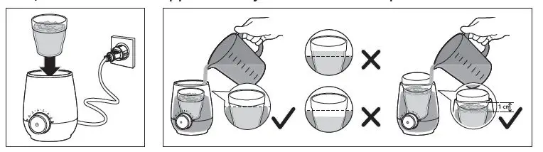 PHILIPS SCF358 Avent Fast Fast Bottle Warmer fig-16