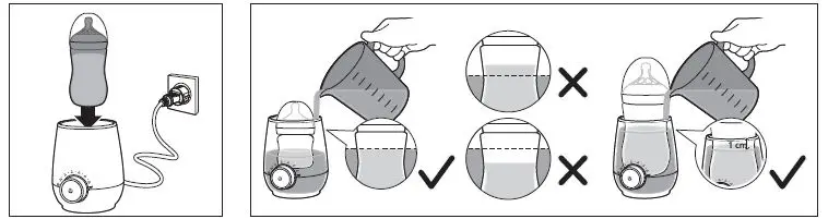 PHILIPS SCF358 Avent Fast Fast Bottle Warmer fig-22