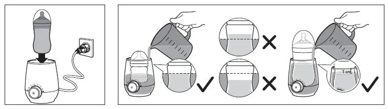 PHILIPS SCF358 Avent Fast Fast Bottle Warmer fig-26