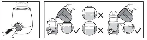 PHILIPS SCF358 Avent Fast Fast Bottle Warmer fig-5