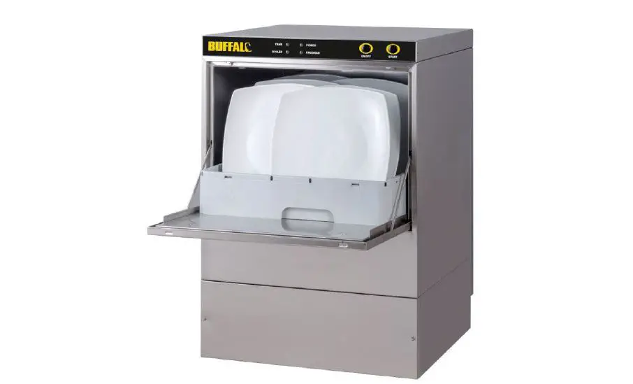 Buffalo Dw319 500mm Commercial Dishwasher With Drain Pump Instruction Manual