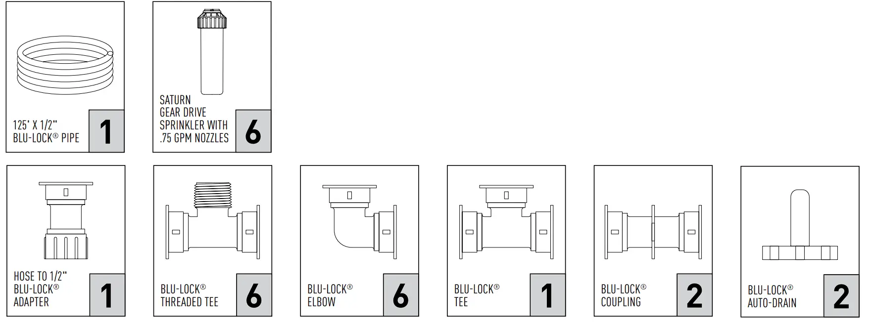 2-Zone Kit Additional Product List