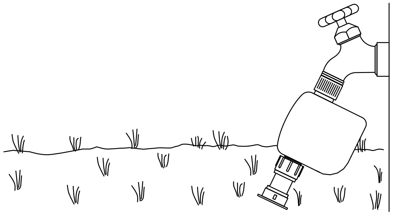 50022 All In One Sprinkler System Kit with B Hyve Timer Operation