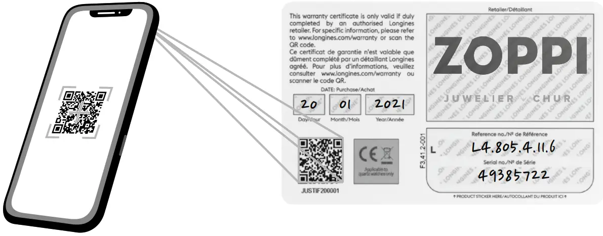 LONGINES L81154716 Stainless Steel Bracelet Watch - CARD1