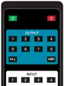 NETVIO MX H2 0404 10 V2 4x4 HDBaseT Matrix Switch - IR Accessories 2