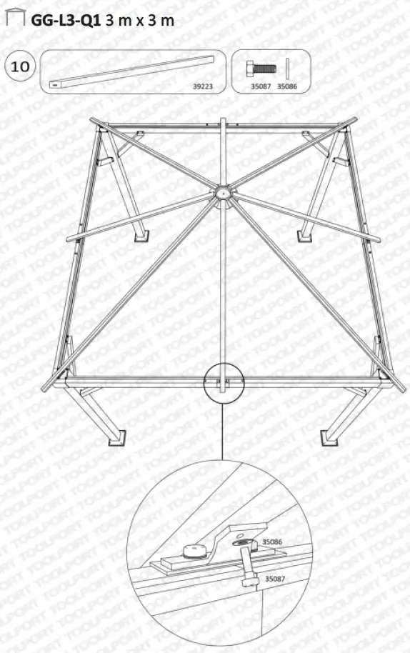 TOOLPORT-GG-L3-Q1-Gartenpavillon-Woodline-Deluxe-FIG- (11)