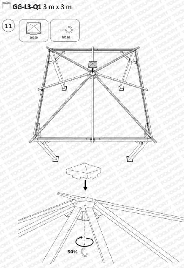 TOOLPORT-GG-L3-Q1-Gartenpavillon-Woodline-Deluxe-FIG- (12)