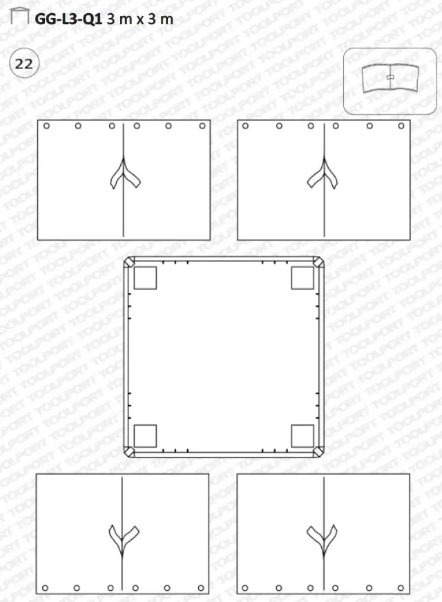 TOOLPORT-GG-L3-Q1-Gartenpavillon-Woodline-Deluxe-FIG- (23)