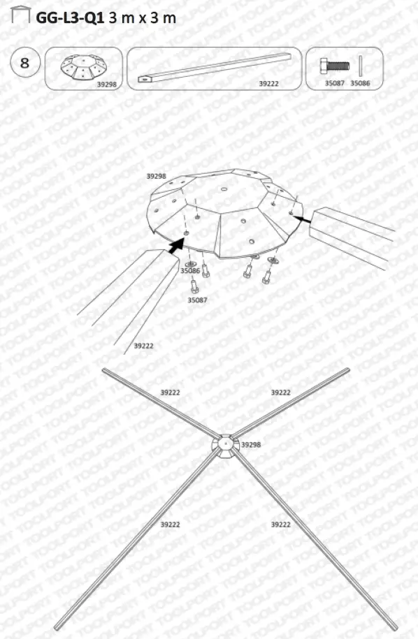 TOOLPORT-GG-L3-Q1-Gartenpavillon-Woodline-Deluxe-FIG- (9)