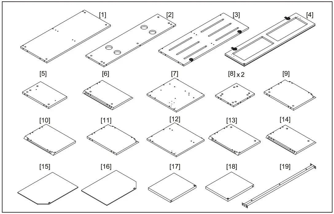 AVF 469845 Drop Door - Main Parts