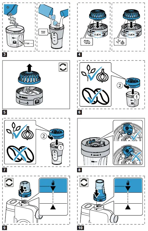 BOSCH MUZ45XCG1 Multi Mill Set-3