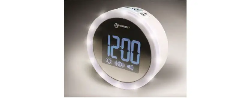 Geemarc 252-084 Wake N Shake Star Extra Loud Alarm Clock With Vibrating Pad User Guide