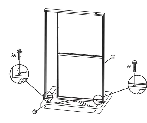 Alpulon -ZY1C0155 Black-Metal-Outdoor-Loveseat-with-Coffee-Table-FIG3