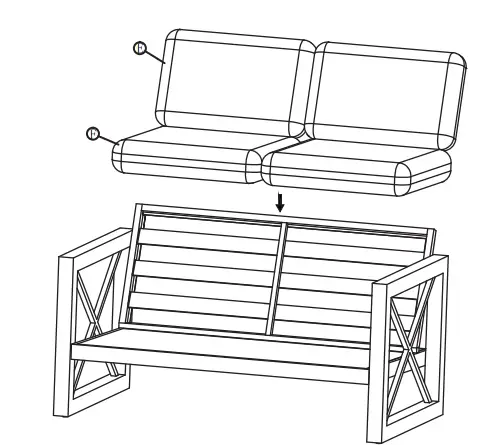 Alpulon -ZY1C0155 Black-Metal-Outdoor-Loveseat-with-Coffee-Table-FIG6