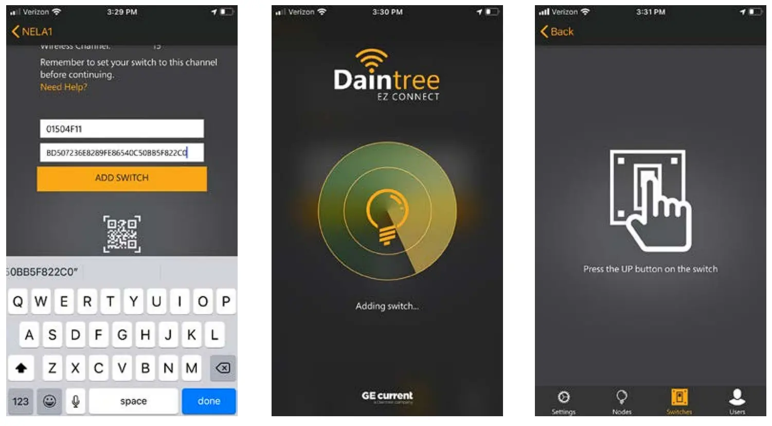 Commissioning of switches