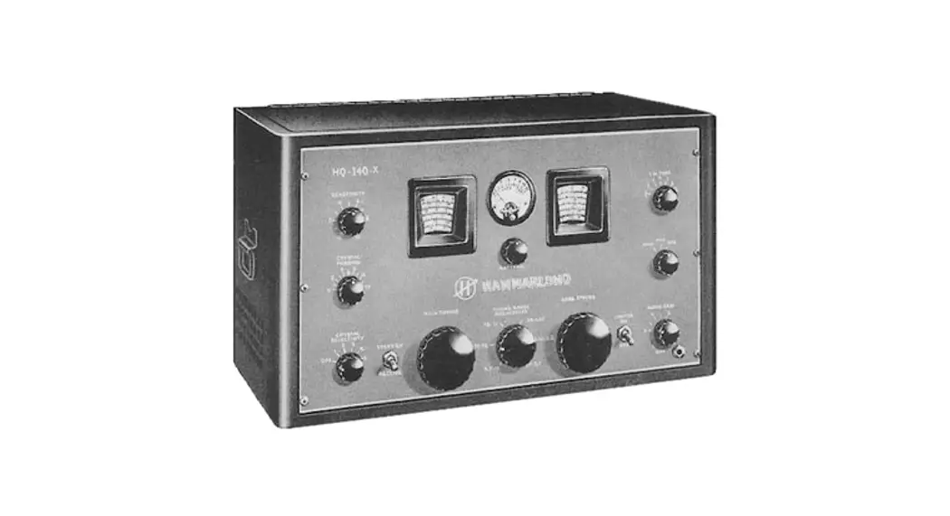 Hammarlund Hq-140-x Communications Receiver Instruction Manual