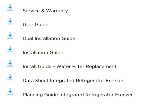 FISHER PAYKEL RS9120WLJ1 90.6cm Integrated Refrigerator Freezer fig 1
