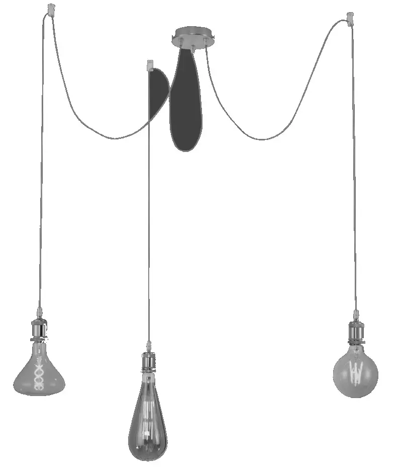 LeuchtenDireckt 13571-60 DIY Pendant Light Brass