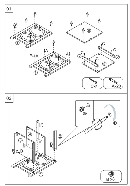 SUNRINX-MG5677WE-Nightstand-Sofa-Side-End-Accent-Table-2