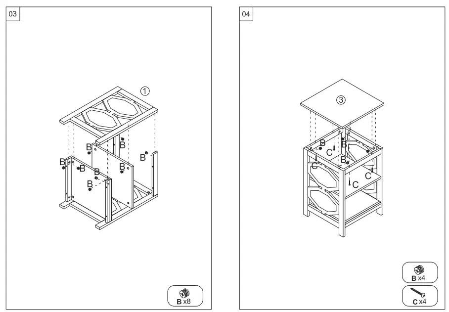 SUNRINX-MG5677WE-Nightstand-Sofa-Side-End-Accent-Table-3