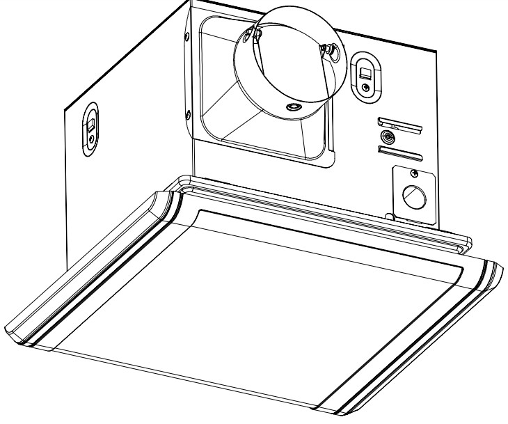 HOMEWEKS Ventilation Bath Fan 7107-03HW -