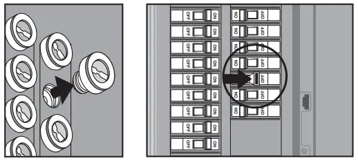 HOMEWEKS Ventilation Bath Fan 7107-03HW -RISK OF ELECTRIC SHOCK