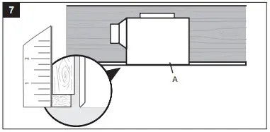 HOMEWEKS Ventilation Bath Fan 7107-03HW -ace the fan housing