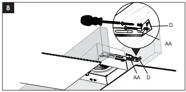 HOMEWEKS Ventilation Bath Fan 7107-03HW -suspension bracke