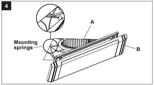 HOMEWEKS Ventilation Bath Fan 7107-03HW - the grille