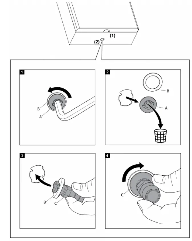 SEIFERT 42702001 2050 BTU SlimLine Control Cabinet Air Conditioner - fig 1