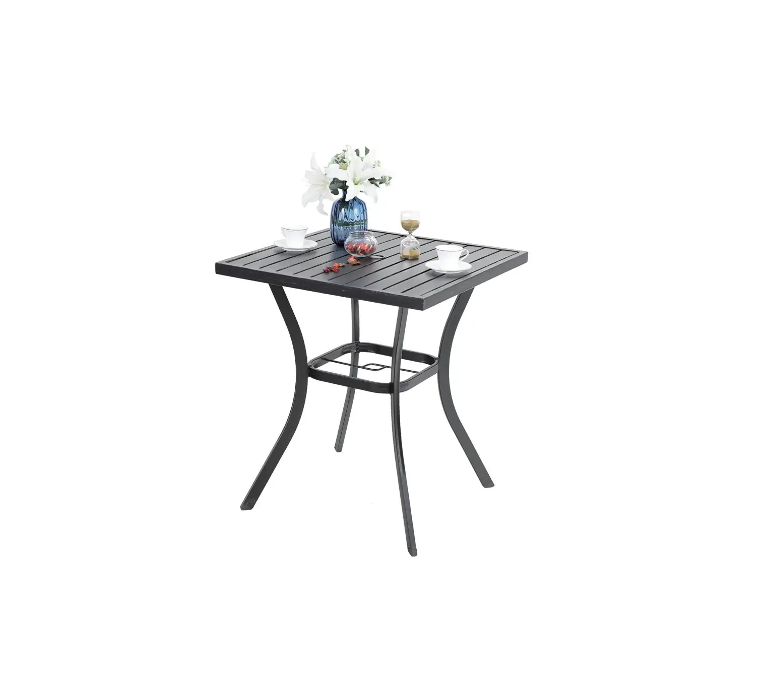 Phi Villa E02gf081 Metal Patio Outdoor Bistro Table User Guide