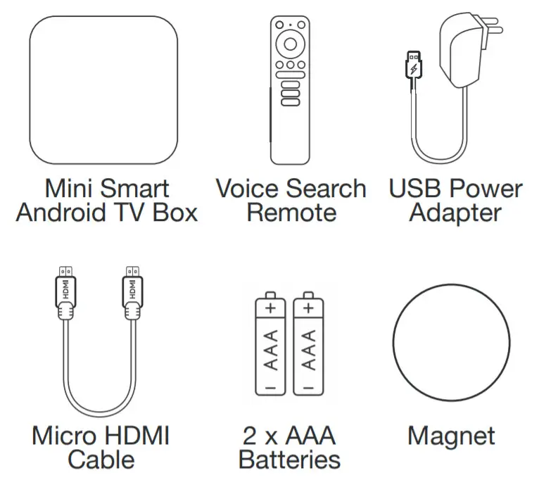 Laser 4K Ultra HD Mini - pakage
