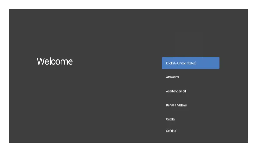 Laser 4K Ultra HD Mini - setting Step 2