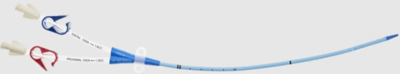Teleflex CS-12122-F Two-Lumen Hemodialysis Catheter for High Volume Infusions
