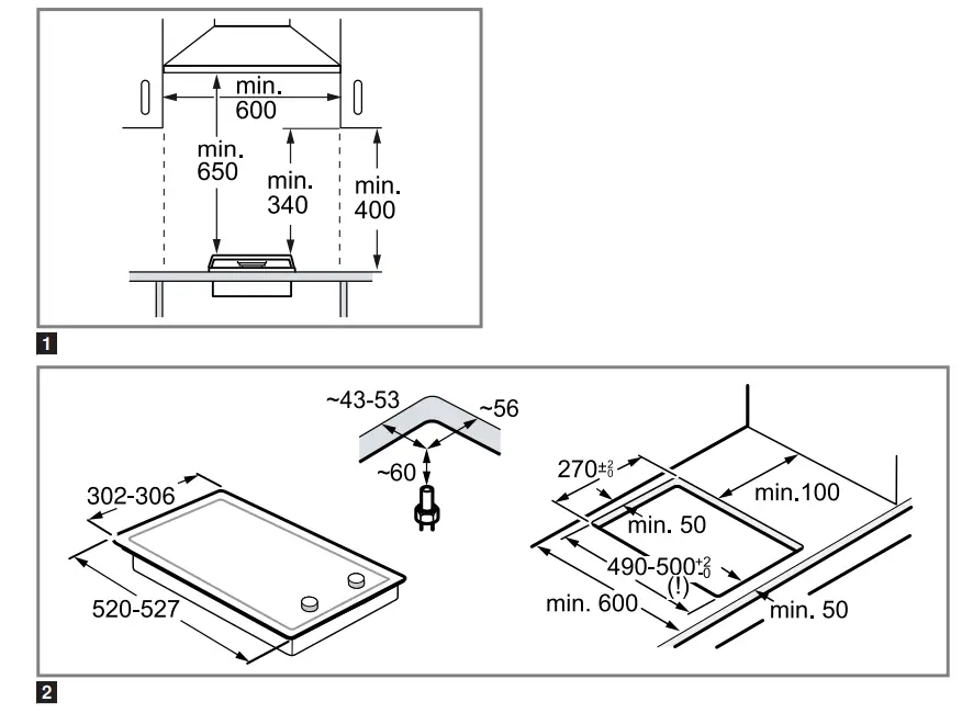 BOSCH PSB3A6B20 Domino Gas Hob - fig