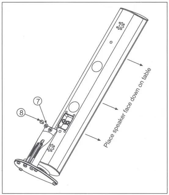 GoldenEar Technology 317SAT50TS SuperSat 50 Table Stands-fig3